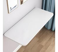 HBALDTEDC Tavolo pieghevole a parete per scrivania, a parete Scrivania pieghevole, piccola scrivania sospesa, aggiunta perfetta a casa/ufficio/cucina e sala da pranzo(White,120 * 30cm)