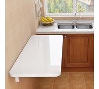HBALDTEDC Tavolo pieghevole a parete per scrivania, a parete Strong load-bearing capacity,multiple,space-saving,suitable for living room,kitchen,bedroom(100 * 20cm)