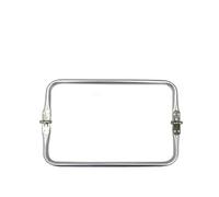 HBALDTEDC Telaio per borsa in metallo, 10 pezzi 20-30 cm Telaio in metallo for borsa Maniglia in tubo di alluminio Accessori for borse Parti di frizione Chiusura a bacio Lockv(25cm-10pcs)