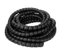 HBALDTEDC Tubo avvolgitore ordinato dei Cavi, Manicotto di Protezione for Tubi in plastica da 5 Metri, Resistente all'Usura, Tubo a Spirale(Black,18mm Inside Diameter)