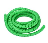 HBALDTEDC Tubo avvolgitore ordinato dei Cavi, Manicotto di Protezione for Tubi in plastica da 5 Metri, Resistente all'Usura, Tubo a Spirale(Green,12mm Inside Diameter)