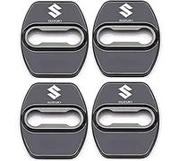 HBANMK 4 Pezzi Coperchio della Serratura della Portiera Dell'Auto per Suzuki Vitara/Ignis/Swift/Baleno/S-Cross/SX4/Across, Copertura Serratura Portiera Acciaio Inossidabile, Copri Serrature Portiere