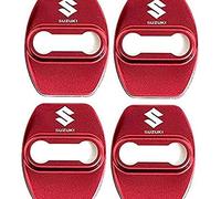 HBANMK 4 Pezzi Coperchio della Serratura della Portiera Dell'Auto per Suzuki Vitara/Ignis/Swift/Baleno/S-Cross/SX4/Across, Copertura Serratura Portiera Acciaio Inossidabile, Copri Serrature Portiere