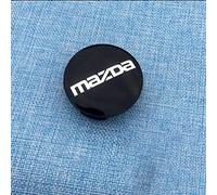 HBANMK 4 Pezzi Coprimozzi per Mazda 3 6 8 56mm, Auto Coprimozzo Tappi Cerchioni Copertura Mozzo Centrale Ruota Antipolvere Impermeabile Ruggine Cerchi Protezione,D