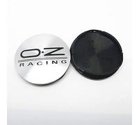 HBANMK 4 Pezzi Coprimozzi per OZ Racing O.Z 55mm, Auto Coprimozzo Tappi Cerchioni Copertura Mozzo Centrale Ruota Antipolvere Impermeabile Ruggine Cerchi Protezione,F