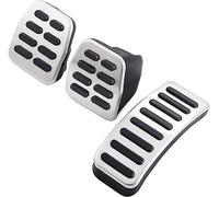 HBANMK Pedaliera Auto per Audi A1 A2 A3 / S3 (8L) 1995-2003, Copripedali Antiscivolo per Auto Pedali, Pedale Freno Acceleratore Frizione, Copertura del Poggiapiedi Pedale Auto,B MT