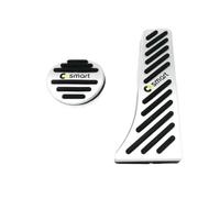 HBANMK Pedaliera Auto per Smart 451, Copripedali Antiscivolo per Auto Pedali, Pedale Freno Acceleratore Frizione, Copertura del Poggiapiedi Pedale Auto
