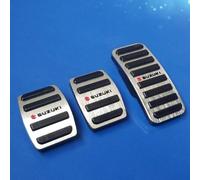 HBANMK Pedaliera Auto per Suzuki Vitara, Copripedali Antiscivolo per Auto Pedali, Pedale Freno Acceleratore Frizione, Copertura del Poggiapiedi Pedale Auto,MT