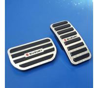 HBANMK Pedaliera Auto per Suzuki Vitara, Copripedali Antiscivolo per Auto Pedali, Pedale Freno Acceleratore Frizione, Copertura del Poggiapiedi Pedale Auto,AT