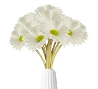 Hbbgdiy 12pcs da 15 pollici Gerbera artificiale steli da margherita in schiuma PU, bouquet Daisy di seta realistica per centrotavola di nozze, bouquet da sposa e decorazioni per feste domestiche