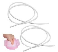 Hbbgdiy 2 Pezzi Gestiro in Silicone di Grado Alimentare 2m Sostituzione dell'anello di Tenuta per coperchi contenitori per Lo stoccaggio in Vetro, Guarnizione Gomma ermetica per Le perdite per l'uso