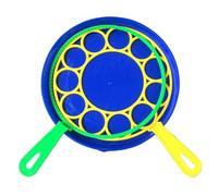 Hbbgdiy Bacchette per Bolle di Sapone per Bambini 1 Set Set Gigante per Creare Bolle di Sapone Che Include 2 Bacchette e 1 Padella Giocattoli Divertenti e interattivi per Bambini all'aperto, Prato