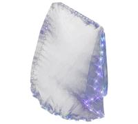 Hbbgdiy Bandiera a LED, Bandiera Luminosa a Doppio Uso con Luce Bianca Trasparente, Oggetti di Scena per Le Prestazioni e parata della Chiesa (Nessuna Batteria)