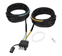 Hbbgdiy Cablaggio del rimorchio Kit connettore a 5 perni a 5 Pin con Tubo di Protezione in PVC per la Sostituzione del Cablaggio del Freno del rimorchio del del del per tra