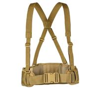 Hbbgdiy Cintura da battaglia resistente con bretelle a forma di X e cinghie gratuite, cintura da combattimento MOLLE imbottita per uomo, Guerra
