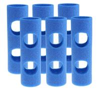 Hbbgdiy Connettore di Noodle Piscina per Bambini e Adulti, 6pcs 2.56x11.81 Connettore di Noodle da Nuoto in Schiuma Leggero con 2 Fori, aiuti di Allenamento di Nuoto Pratico