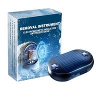 Hbbgdiy Dispositivo per la rimozione della Neve per Auto Dispositivo elettromagnetico Portatile Solare e USB per la rimozione della Neve per Auto Sbrinatore antigelo efficiente per per Cura inve