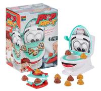 Hbbgdiy Gioco interattivo spara Cacca con 1 Tazza del Water, 2 lanciatori di destrezza e 12 Cacca in plastica Morbida, Divertente Scherzo per Divertimento in Famiglia, Gioco di società