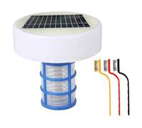 Hbbgdiy Ionizzatore a Piscina Solare con Pennello, ionizzatore Piscina Senza energia per Piscine sopra e inserite, riduzione del Cloro e purificazione dell'Acqua