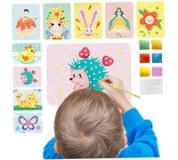 Hbbgdiy Kids Poke Art Fai da Te 661 Pezzi/Set Dipinto a Mano Poke Painting Infanzia Sogno Infinito 3D Fai da Te Cartone Animato Fiaba Art Craft per Bambini Regalo Regno delle Fiabe.