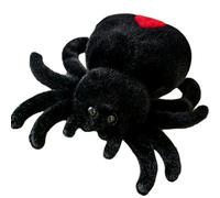 Hbbgdiy Peluche Ragno da 9, 8 Pollici Decorativo con Grandi Occhi Peluche Adorabile per Halloween Animali di Morbidi Ragni Warmies Animali di Divertenti bomboniere per Feste