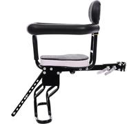 Hbbgdiy Seggiolino per Bicicletta per Bambini, seggiolino per Bicicletta per Bambini Montato anteriormente, Facile da installare con Schienale, Pedale, per Monopattino Elettrico