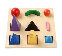 Hbbgdiy Simboli grammaticali Montessori 3D in Legno per l'apprendimento prescolare, Giocattolo didattico per l'insegnamento del linguaggio per Bambini, 1 Set