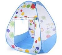 Hbbgdiy Tenda per Bambini, Tenda da Gioco Pieghevole, da Interno, con Piscina di Palline Traspirante, Facile da installare, per Bambini, Bambine e Ragazzi, per Giocare al Chiuso e all'aperto, Blu.