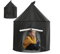 Hbbgdiy Tenda sensoriale per Bambini, Tenda da Gioco Oscurante da 39x39 Pollici, con Cuscino Spesso e Porta Scorrevole, da Gioco Pop-up Lavabile per Bambini al Chiuso, per Giocare, Dormire, Leggere.