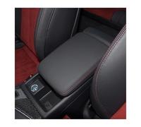 HBBTUTGK Per A-UDI A4 A5 B9 S4 S5 2017-2022 Auto Copribracciolo Console Centrale Vano Portaoggetti Copertura Protettiva Cuscino per Bracciolo(Red-Thread)