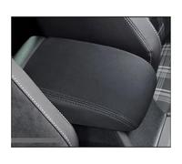 HBBTUTGK Per VW per Golf 7 MK7 2012-2019 Pelle Sintetica Auto Bordello Console Centrale Coperchio Portaoggetti Bracciolo Copertura Protettiva Copertura(Black Line)