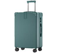 HBBursts Bagagli Rigidi, Valigia Trolley Con Ruota Girevole Ad Alto Volume, Design Di Separazione Dello Spazio, Resistente Alle Cadute E Alla Pressione (Color : 24, Size : Green)
