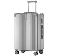 HBBursts Valigia Rigida, Trolley Con Ruota Universale Girevole Ad Alto Volume Con Borsa For Il Trasporto, Resistente A Cadute E Pressione, Non Facile Da Deformare (Color : 20, Size : Silver)