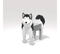 HBBursts Vasi Da Fiori A Forma Di Cane Westie, Graziosi A Animale, Fioriere Giardino For Interni Ed Esterni, Contenitori Tavolo For Piante Grasse E Cactus(Huskies A,17x10in)