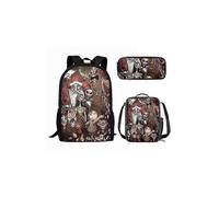 (HBCS783CGK) Set di zaini per la scuola dei bambini alla moda Nightmare Before Christmas, set da 3 pezzi,