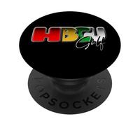 HBCU Golf Squad Melanin Pride Weekend Golfista PopSockets PopGrip Adesivo