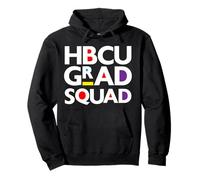 HBCU Grad Squad College Studente Scuola Uomini Donne Ragazzi Ragazze Felpa con Cappuccio