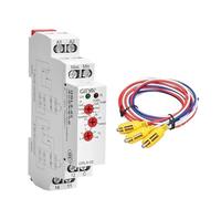 HBDCRJGE Relè di Controllo del Livello del Liquido GRL8 10A Regolatore elettronico del Livello del Liquido con sensore AC/DC 24V-240V(GRL8-02 with Sensor)