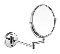 HBDCRJGE Specchi for Il Trucco a Parete Ingrandimento Estendere Robusto Specchio cosmetico da Barba Regolabile Specchietti for Il Trucco dell'hotel (Color : 3X, Size : 8inch)