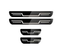 HBDTNTKF 4 Pezzi Auto Acciaio Inossidabile Battitacco per Renault Espace 6 VI 2023 2024, Benvenuto Pedaliera Protezione Plates del Pedale Esterno Accessori,A