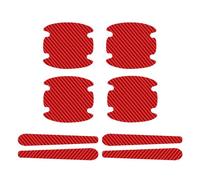HBDTNTKF 8 Pezzi Auto Protezione Maniglia Portiera Per 2er Active Tourer F45 2013-2021, Dell'Auto Portiere Maniglie Protezioni Antigraffio Carrozzeria Accessori,C/Red