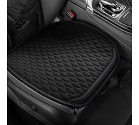 HBDTNTKF Cuscini Sedili Auto per Smart 451 453 Fortwo Forfour 2009-2014, Cuscino Sedia Anteriori Conducente Antiscivolo Confortevole Copri Seduta Interni Accessori,A/Black