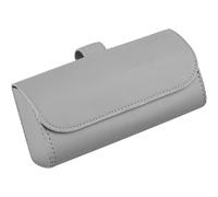HBDTNTKF Scatola Custodia Occhiali Sole Auto per Tesla Model 3 2017-2022, Pelle Porta Occhiali Multifunzione Portaoggetti Parasole Supporti Accessori Interni,B