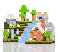 HBECCE Build My World - Blocchi magnetici per bambini, 160 pezzi, per bambini, bambini, ragazzi, ragazze, età da 3 a 5, 4 - 8, 8 - 12 anni, set di dadi magnetici