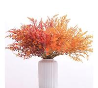 HBell 12 fasci di fiori artificiali autunnali, non sbiadiscono, piante finte per interni ed esterni, per il Ringraziamento, Natale, matrimoni, feste, casa, giardino, decorazione (autunno)