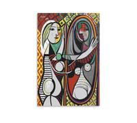 HBEOOP Pablo Picasso - Stampa artistica da parete con immagine di una ragazza davanti allo specchio, decorazione per camera da letto, idea regalo, 20 x 30 cm