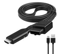 HBFQMDJLX Cavo convertitore da N64 a HDMI, compatibile con SNES, Gamecube, SFC, sincronizzazione audio video, uscita display HD, alimentazione USB
