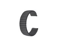 HBGRVCKS Cinturino elastico for orologio in acciaio inossidabile da 14, 16, 18, 20 e 22 mm, cinturino in metallo for orologio, cinturino di ricambio for orologio(Black,14mm)