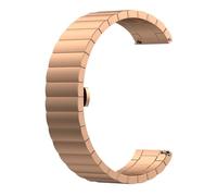 HBGRVCKS Cinturino for Orologio in Acciaio Inossidabile da 16, 18, 20 e 22 mm, Unisex, in Metallo, for Orologi al Quarzo o smartwatch, Cinturino di Ricambio.(Rose Gold_22mm)