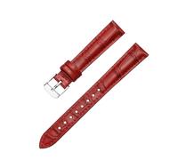 HBGRVCKS Cinturino in pelle 12-22mm Cinturino in pelle universale for uomo e donna Accessori for orologi(Red,12mm)